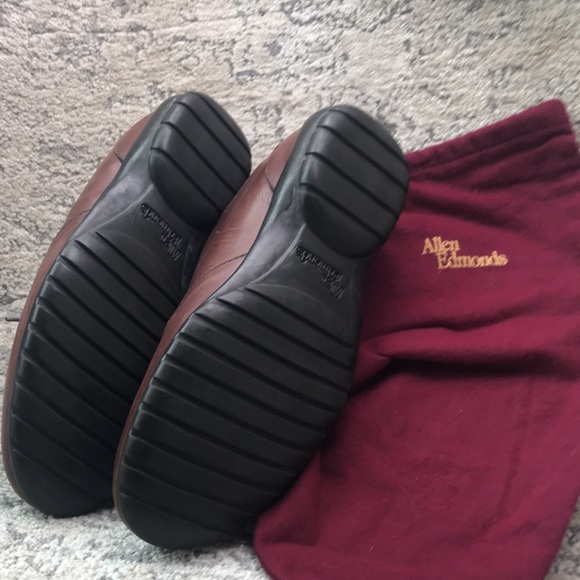 Allen Edmonds Shoes Allen Edmonds Evan Bicycle Toe Lace Up Derby Shoes Brown Dual Insoles